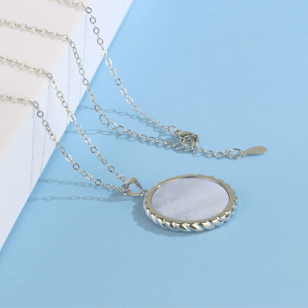 SmileBelle Tree of Life Necklace as Mothers Day Gift for Mom, Birthday Gifts for Stepmom as Bonus Mom Gift from Daughter, Grandma Present Silver Mother in Law Necklace as Tree of Life Jewelry