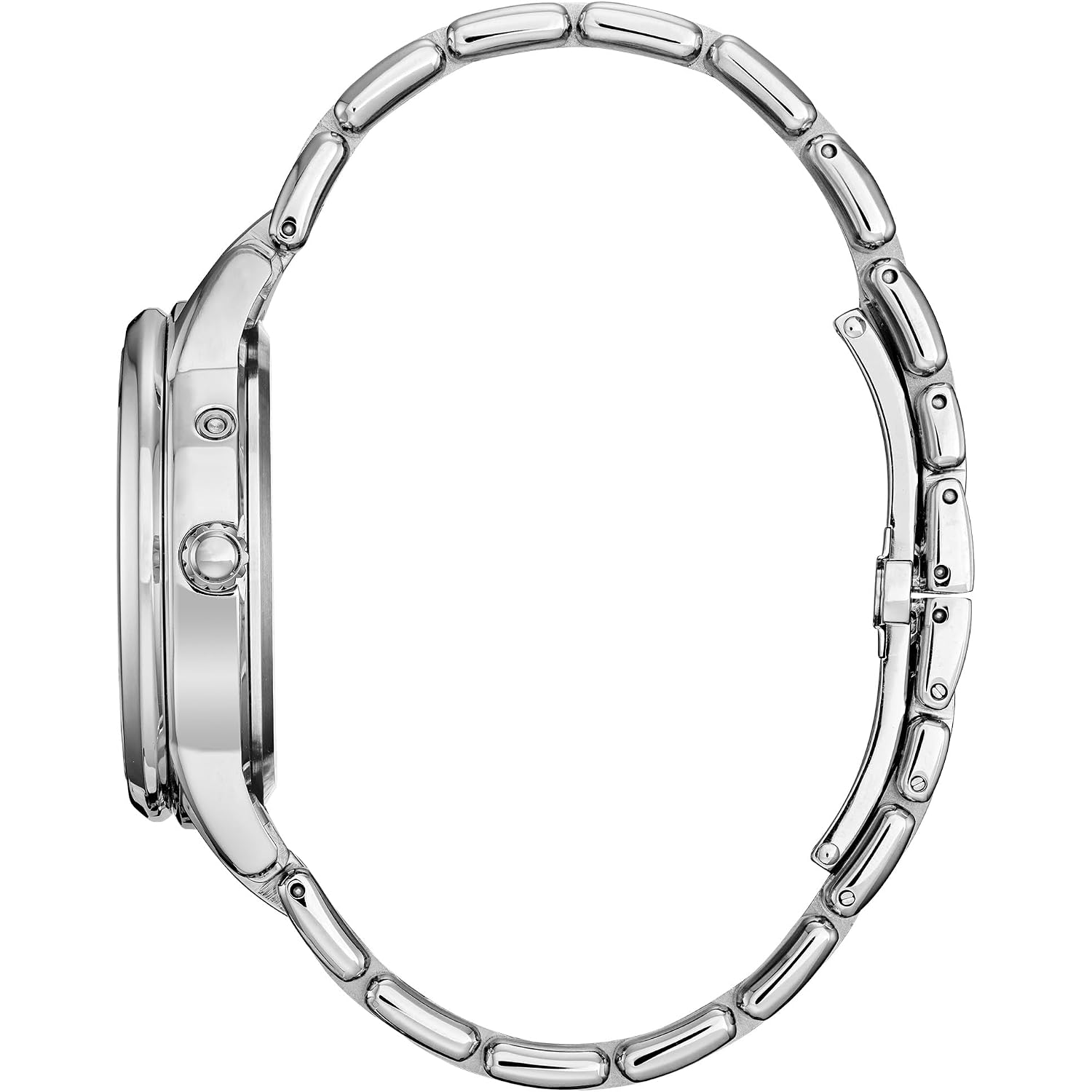 Citizen Women'S Eco-Drive Calendrier, Moon Phase Diamond Accents Dial, Stainless Case And Bracelet Watch, Month/Day/Date