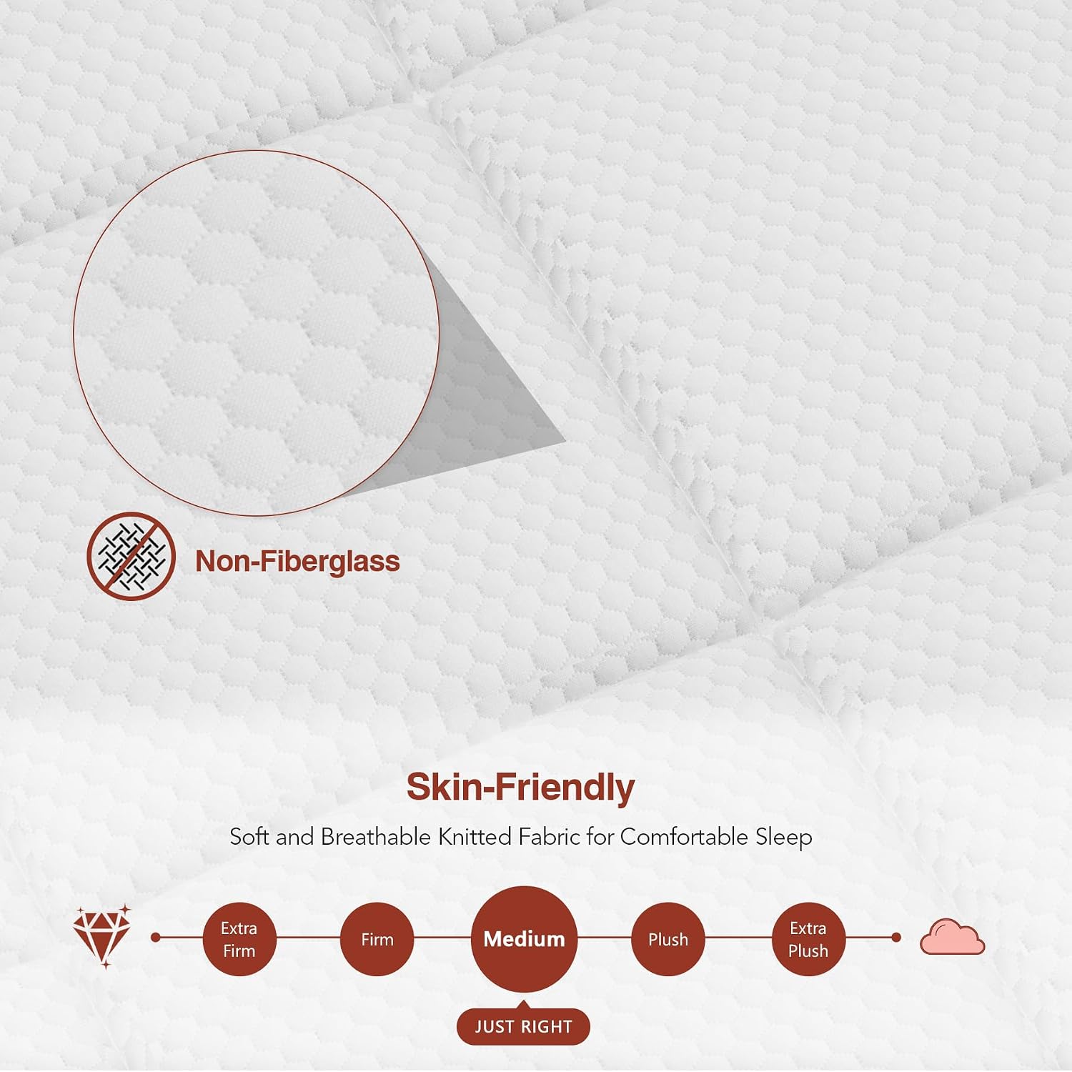 Full Size Mattress, 10 Inch Hybrid Full Bed Mattress With Gel Memory Foam & Pocketed Springs, Medium Firm Bed In A Box, Pressure & Back Pain Relief, Certipur-Us, Teens, Adults, Guest Rooms