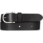Eddie Bauer Women's Casual Leather Belts with Durable Metal Buckle