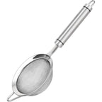 304 Stainless Steel Fine Mesh Strainers For Kitchen, Colander-Skimmer With Handle, Sieve Sifters For Food, Tea, Rice, Oil, Noodles, Fruits, Vegetable