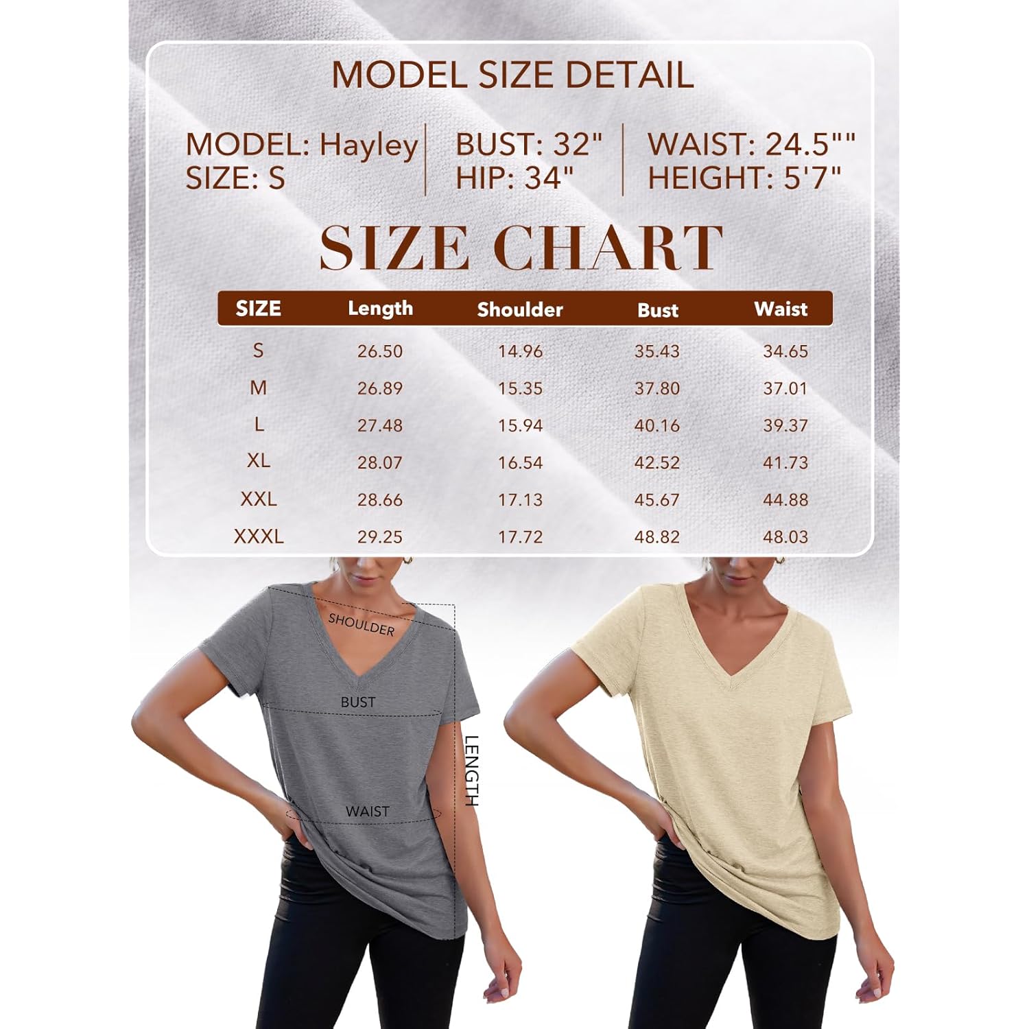 T-Shirts Short Sleeve V Neck Tees Tops for Women Fashion Trendy Lightweight Soft Casual Summer Outfits Clothes 2026