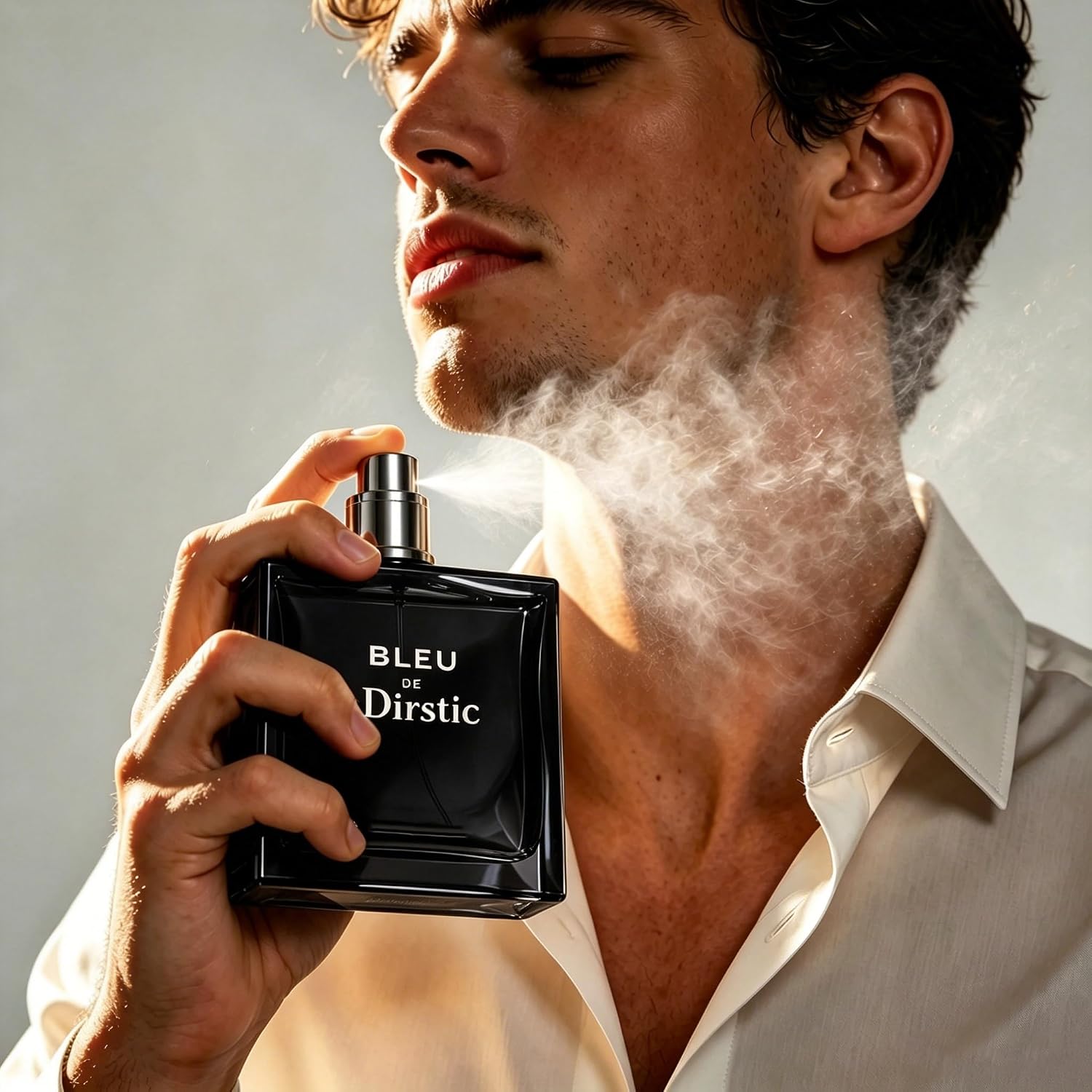 Noir Blue De Paris For Men - Sophisticated Woody Aromatic Cologne, Long Lasting Fresh Masculine Scent Spray, 3.4 Fl Oz (The Iconic French Midnight Profile)