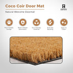 Coir Welcome Mat, Non-Slip, Colorful Birds, 17 X 29 In | Traps Dirt And Mud, Anti-Shedding, Durable Pvc Backing, 100% Natural Coir, Indoor And Outdoor Entryway, Easy To Clean