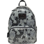 Loungefly Disney Villains Debossed All Over Print Womens Double Strap Shoulder Bag Purse