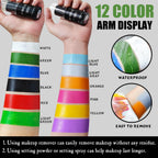 White Face Body Paint Stick, Eye Black Stick For Sports, Waterproof Full-Coverage White Foundation Face Makeup For Halloween Zombie Clown Vampire Skeleton Skull Joker Goth Cosplay Makeup