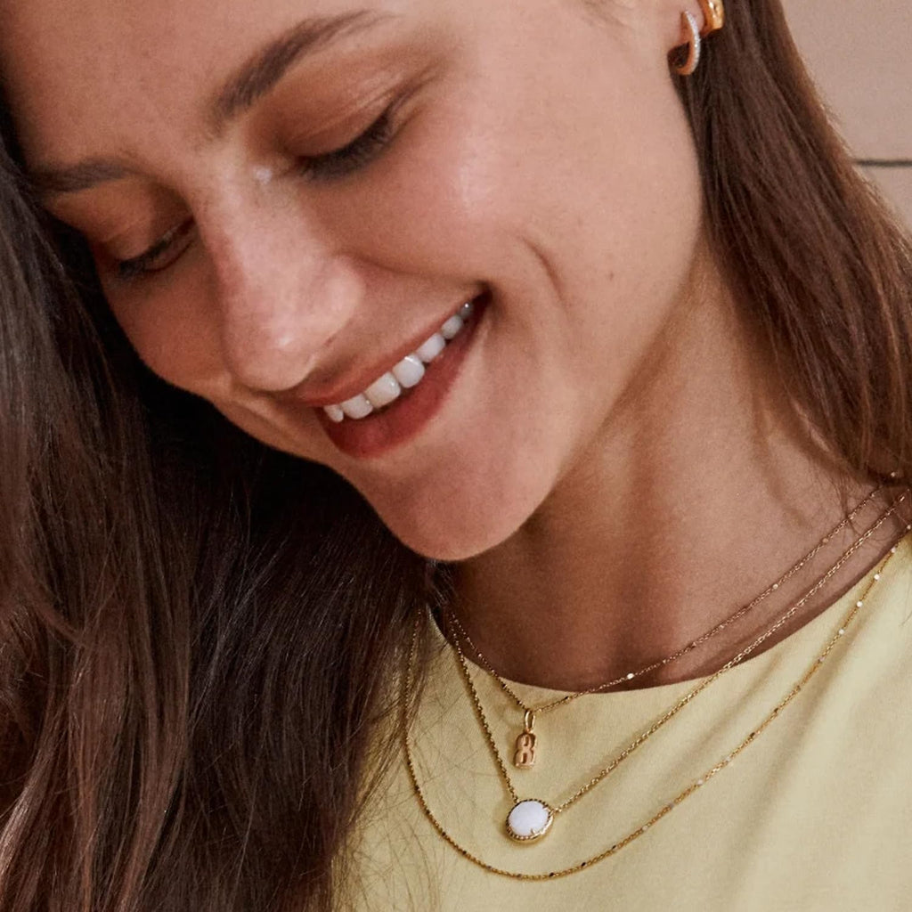 Kendra Scott Volleyball Pendant Necklace, Fashion Jewelry for Women