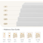 MLILY Twin Mattress in a Box, 6 inch Mattresses for Kids Bed Single Size Daybed Individual Bunk, Memory Foam Medium Firm