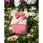 Loungefly Disney Minnie Mouse Springtime Sequins Womens Backpack