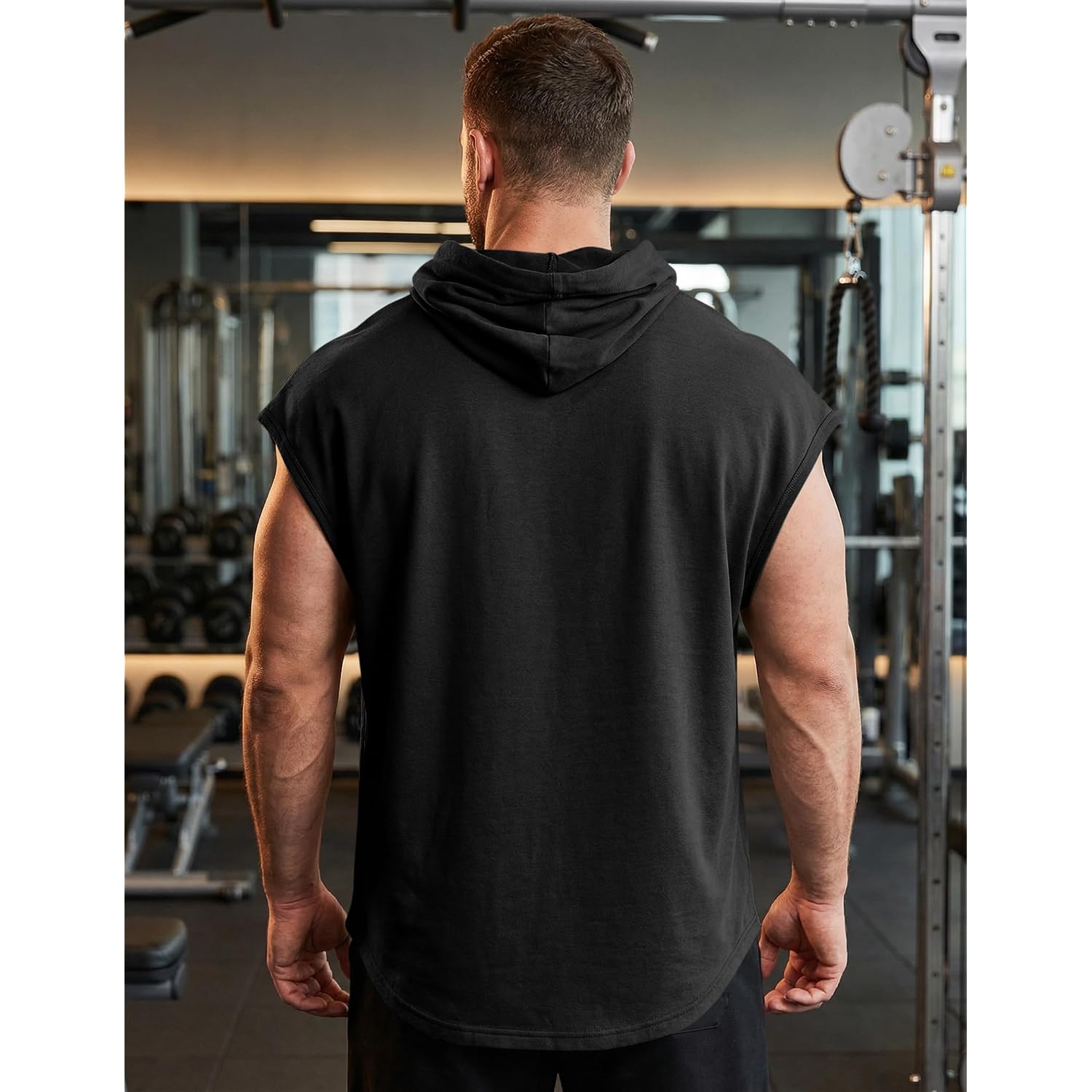 Jmierr Men'S Drawstring Hooded Shirts - Casual Loose Fit Cotton Hoodies Tee Shirt For Daily Wear
