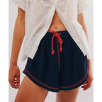 Womenâs Casual Shorts Comfy Drawstring Elastic Waist Summer Beach Workout Lounge Shorts for Women