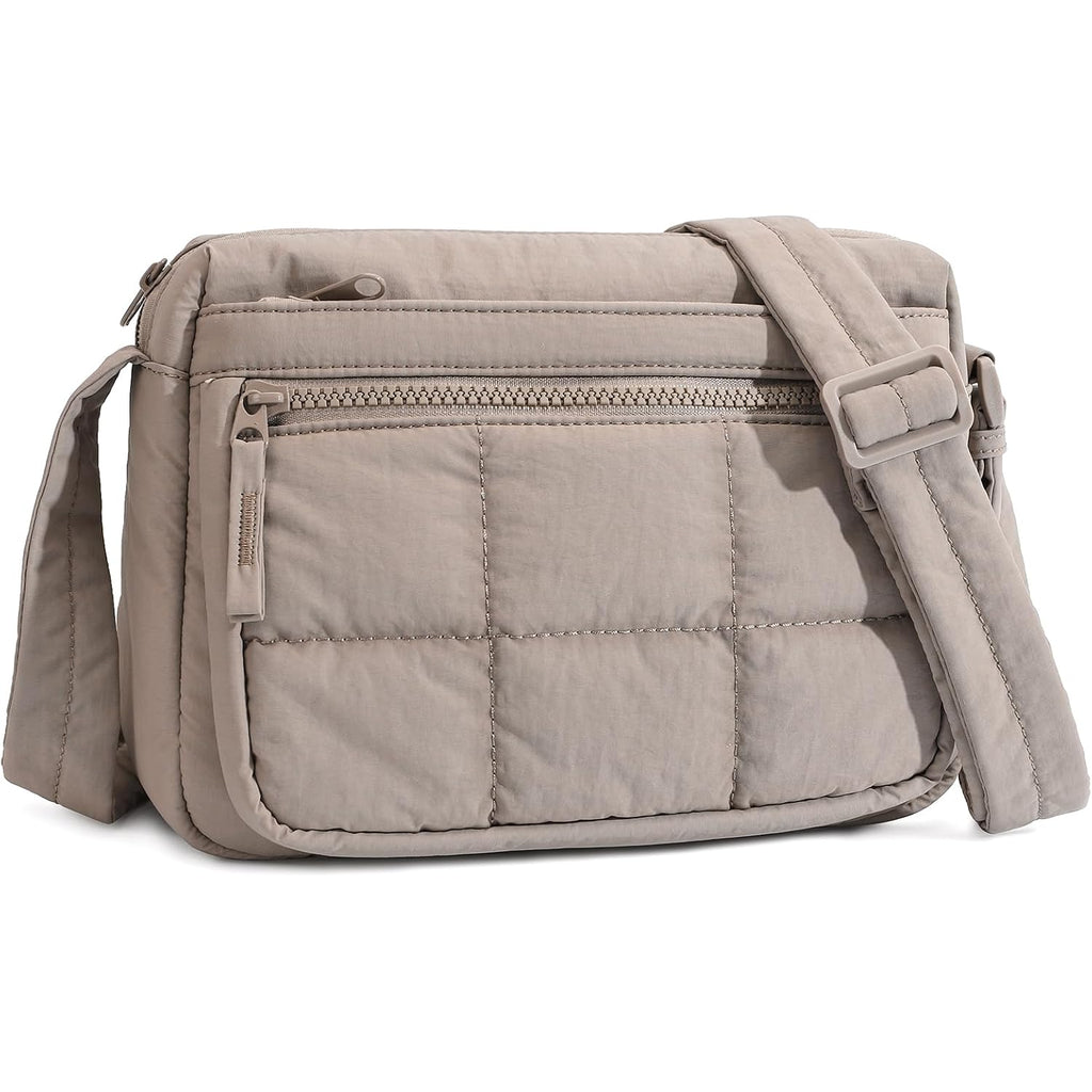 Crossbody Bags For Women,Lightweight Puffy Cross Body Purse With Adjustable Strap Small Travel Shoulder Handbag