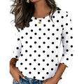 Zeagoo Women's Casual 3/4 Sleeve T-Shirts Round Neck Cute Tunic Tops Basic Tees Blouses Business Work Tee Top