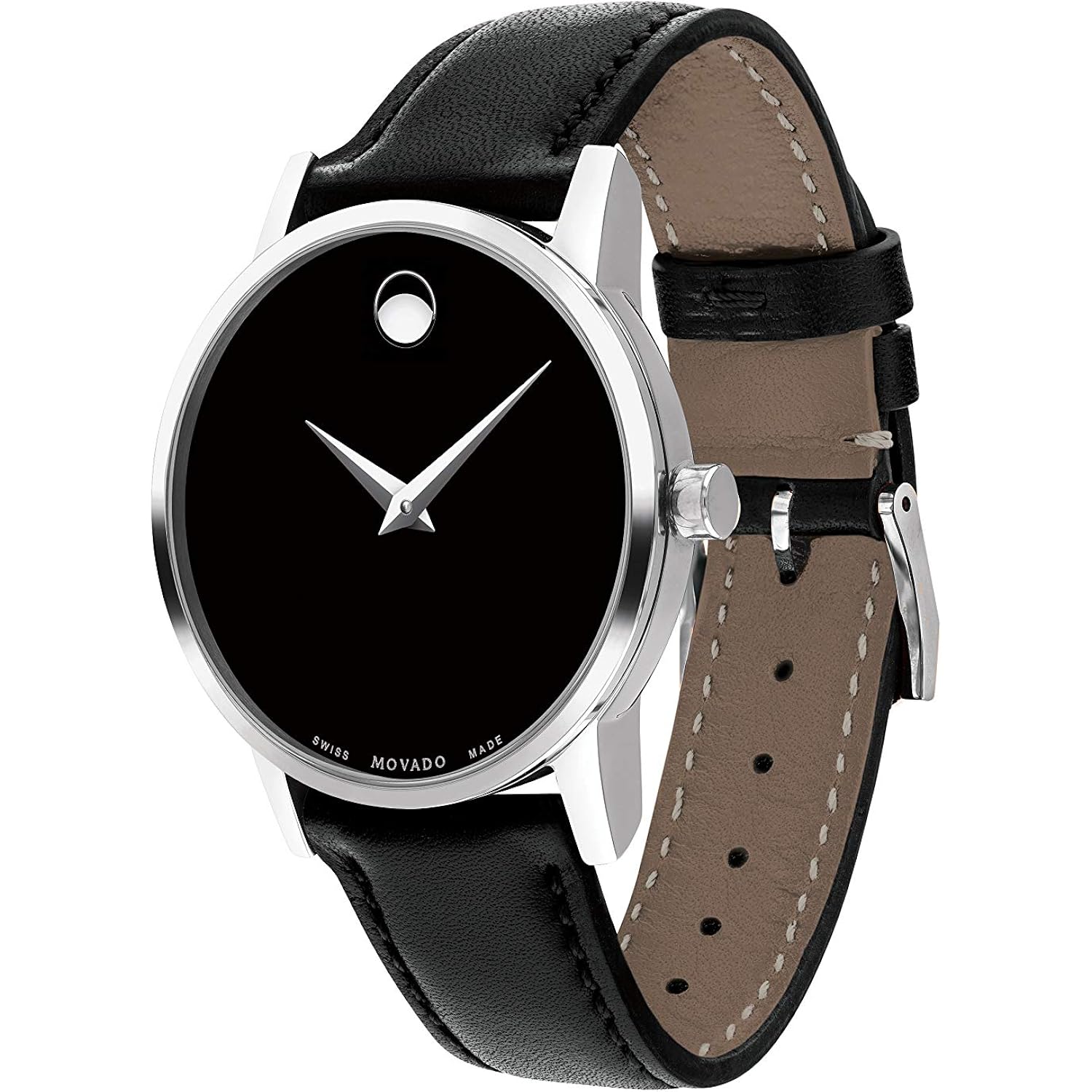Movado Museum Classic Women'S Watch - Swiss Quartz Movement, Calfskin Strap - 3 Atm Water Resistance - Luxury Fashion Timepiece For Her - 28Mm
