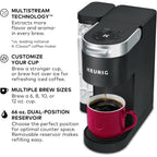 Keurig K-Supreme Single Serve K-Cup Pod Coffee Maker, MultiStream Technology, 4 Brew Sizes, 66oz Dual-Position Removable Reservoir, Black