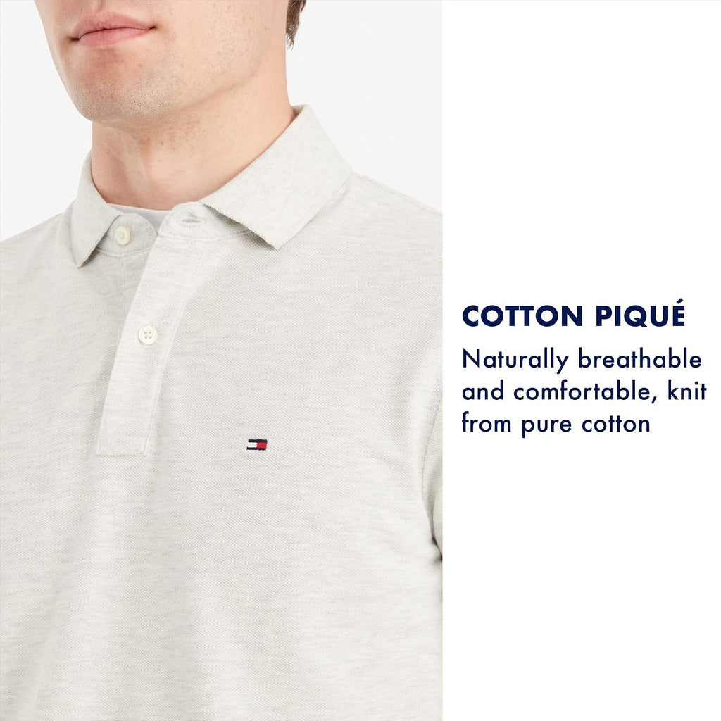 Tommy Hilfiger Mens Short Sleeve Cotton Pique Polo Shirt In Regular Fit