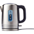 Amazon Basics Electric Stainless Steel Kettle for Tea and Coffee, BPA-Free, Fast Boiling, Auto Shut-Off, 1 Liter, 1500W, Black and Silver
