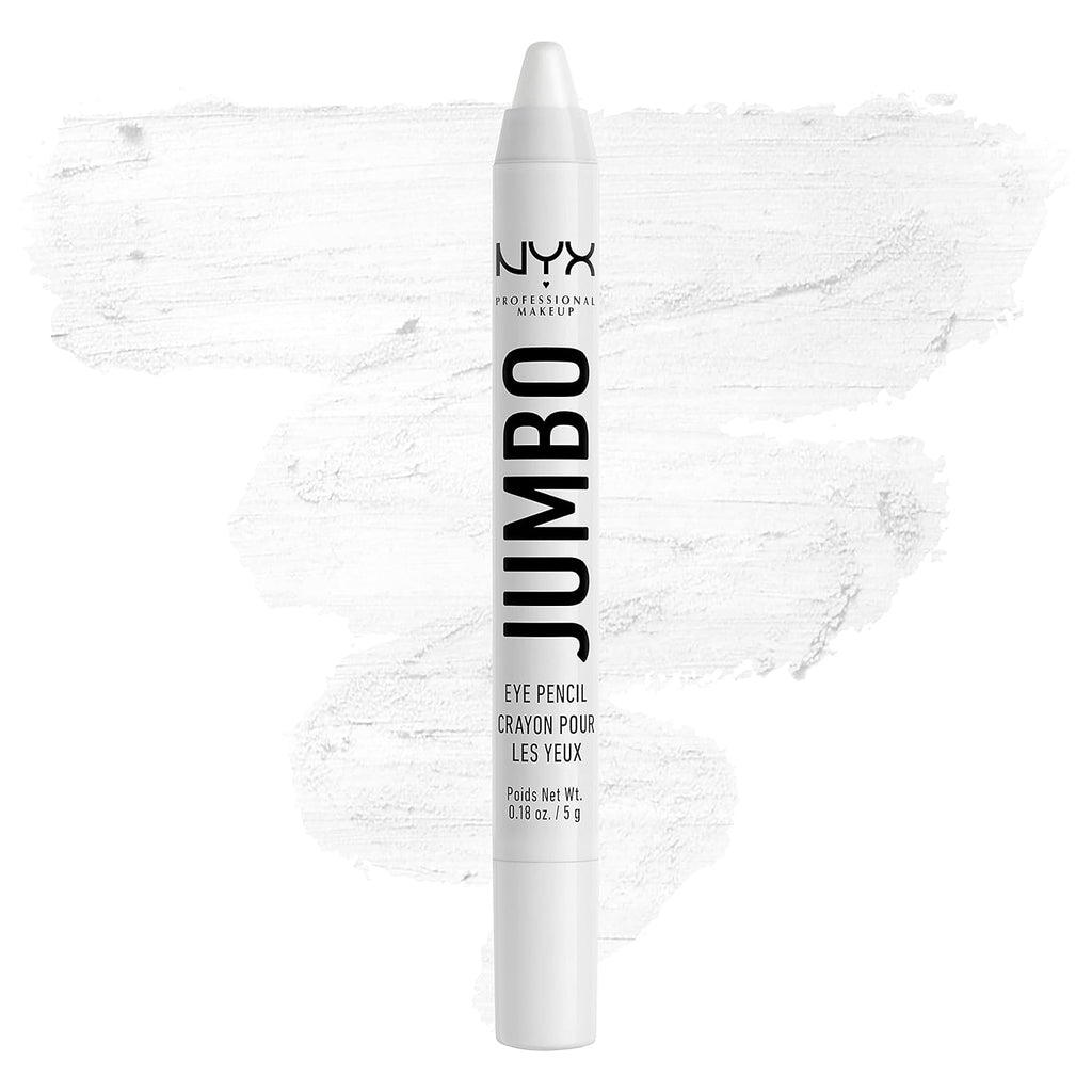 Nyx Professional Makeup Jumbo Eye Pencil, Blendable Eyeshadow Stick & Eyeliner Pencil - Milk (White)