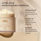 Ouai Body Cream, St. Barts - Hydrating Whipped Body Cream With Cupuaçu Butter, Coconut Oil And Squalane - Softens Skin And Delivers Healthy-Looking Glow - Sulfate-Free Skin Care (7.5 Oz)