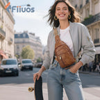 Anti Theft Crossbody Bags for Women RFID Sling Bag, Vegan Leather Cross Body Travel Purse for Women Men