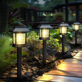 Solar Lights Outdoor,12 Pack 3000K Waterproof Auto On/Off Solar Pathway Lights For Your Garden, Landscape, Path, Yard, Patio, Driveway,Walkway Decor