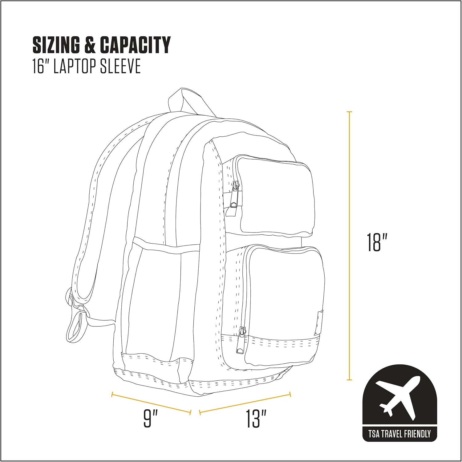 Carhartt 28L Dual-Compartment Backpack, Durable Pack With 16" Laptop Sleeve And Duravax Abrasion Resistant Base, Black