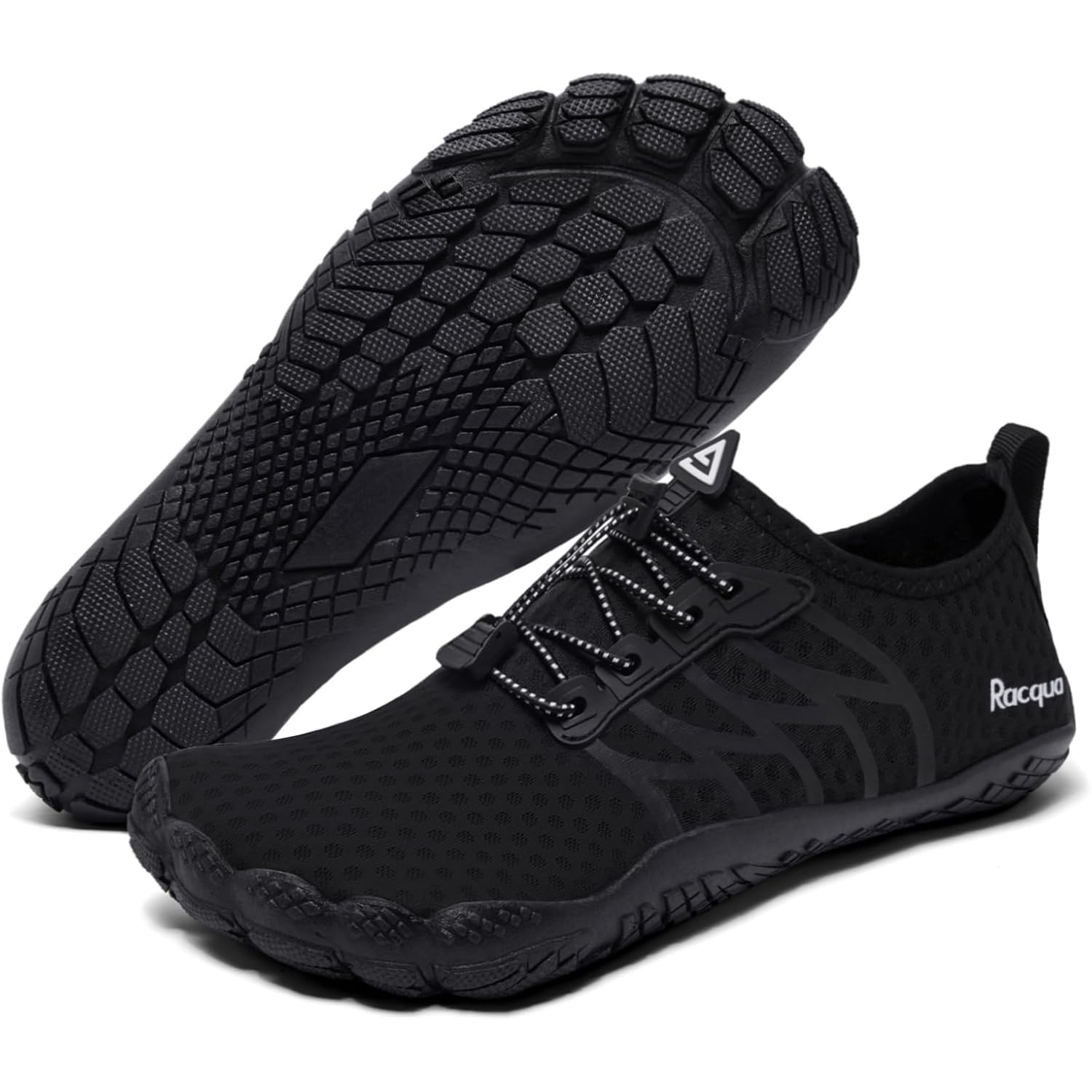 Racqua Water Shoes Quick-Dry Swim Shoes Breathable Lightweight Beach Shoes Pool Barefoot Aqua For Women Men