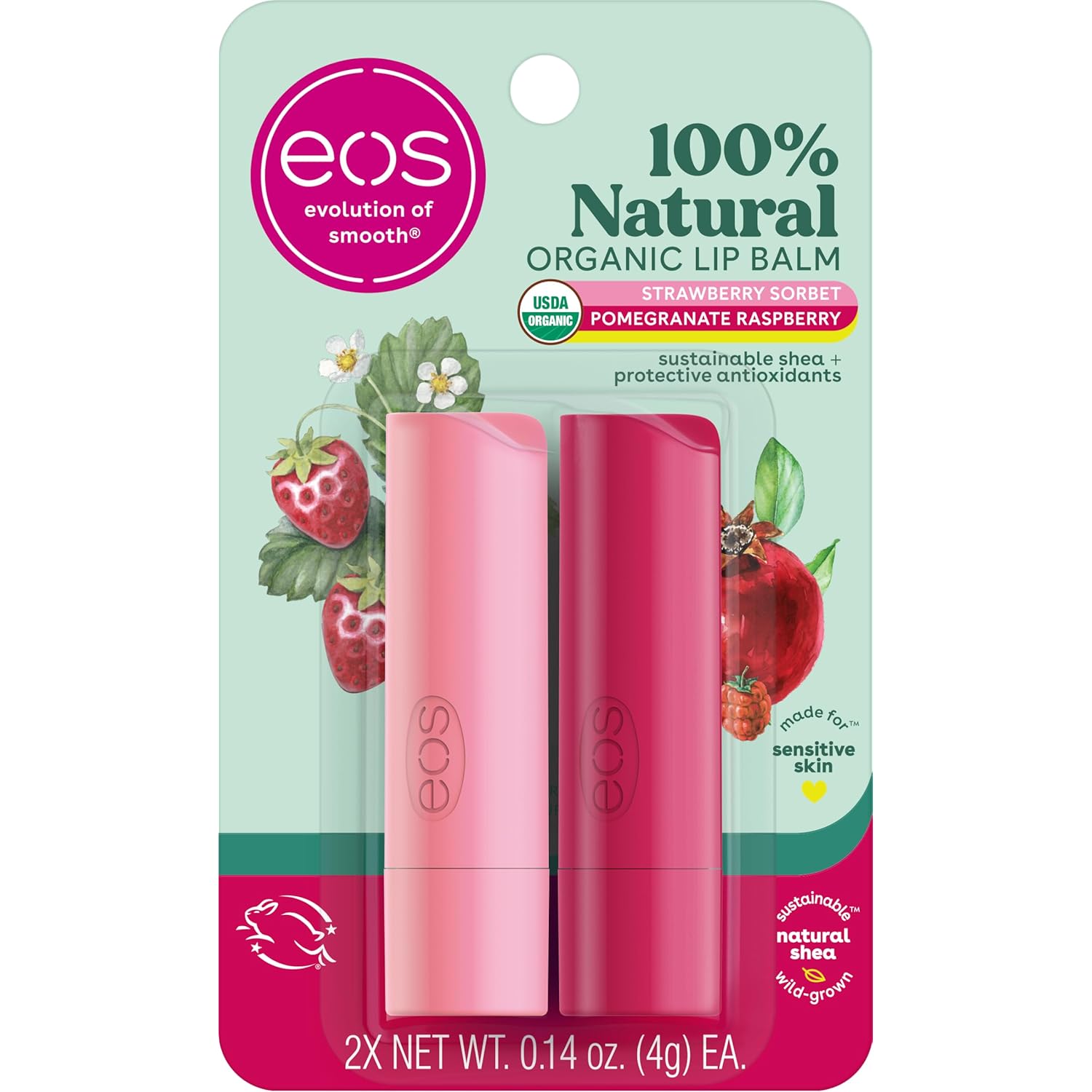 2 Pack Stick- Pom Rasp/Strawberry Sorbet