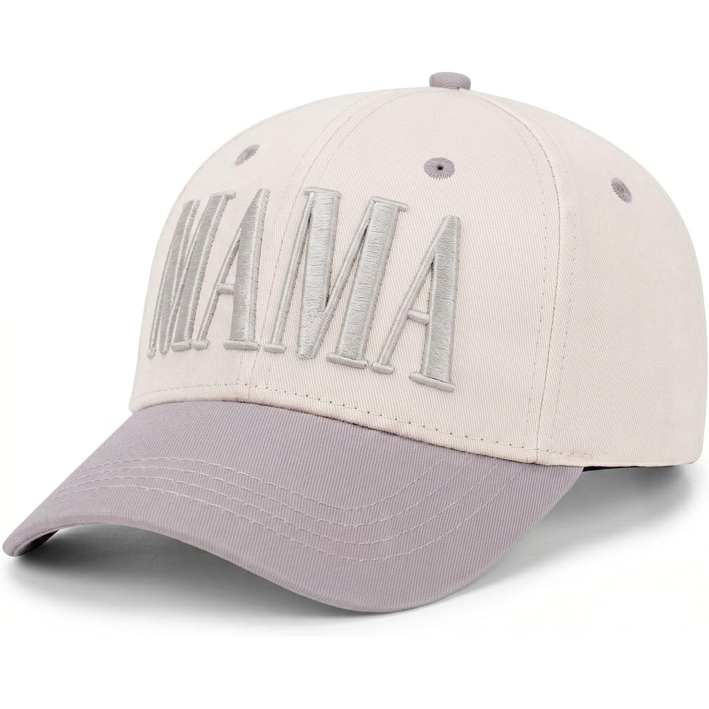 Womens Mama Trucker Hat, Vintage Embroidered Mom Baseball Cap, Trendy New Mama Gifts For Women