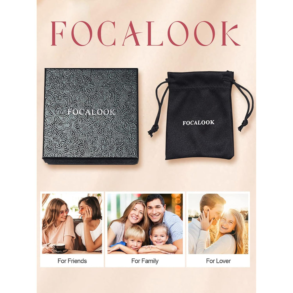 FOCALOOK 14K Gold Plated Necklaces for Women, Fashion Herringbone Choker Necklace Stainless Steel Flat Snake Chain 3/5MM(W) 12.5"/15"/18"+3.5"(L)