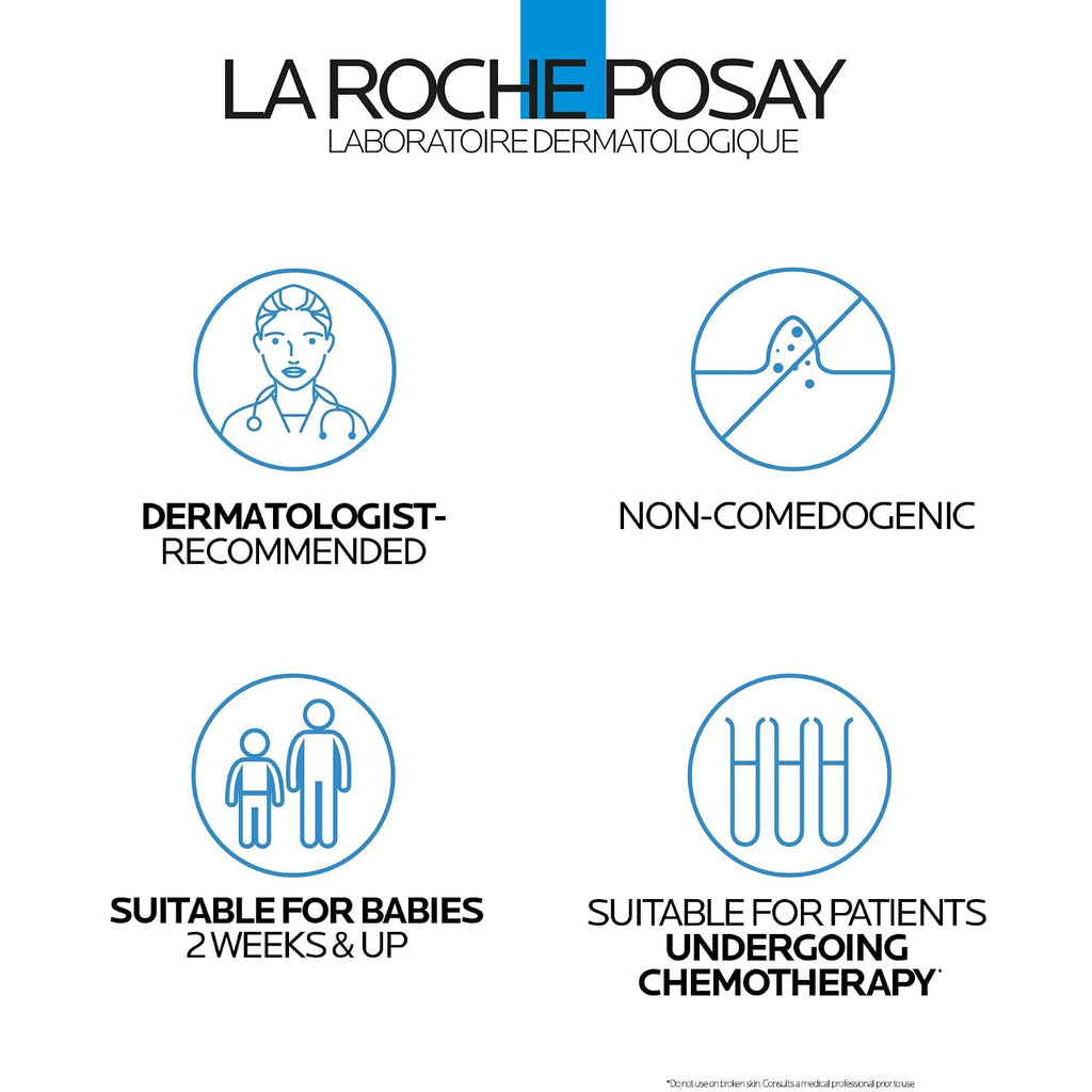 La Roche-Posay Lipikar Ap+ Gentle Foaming Cleansing Oil, Gentle Oil Cleanser For Face And Body Formulated With Niacinamide, Long-Lasting 24-Hour Hydration, Fragrance-Free & Soap Free