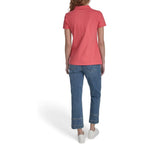 Nautica Women'S 5-Button Short Sleeve Breathable 100% Cotton Polo Shirt