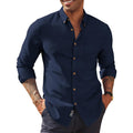 Pj Paul Jones Men'S Oxford Button Down Shirt Long Sleeve Regular Fit Business Casual Dress Shirts With Chest Pocket