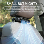 Car Seat Fan For Driver & Backseat - 2026 Upgraded Mini Portable Usb Back Cooling Fan Kids Baby Quiet Headrest Neck Fan Accessories With 3 Adjustable Wind Speeds For Almost Vehicle Jeep Van Rv Truck