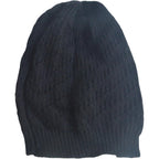 Thin Crochet Beanie Hat for Women Summer Winter Fall Mesh Slouchy Knit Hats Lightweight Crochet Caps Black+dark Gray