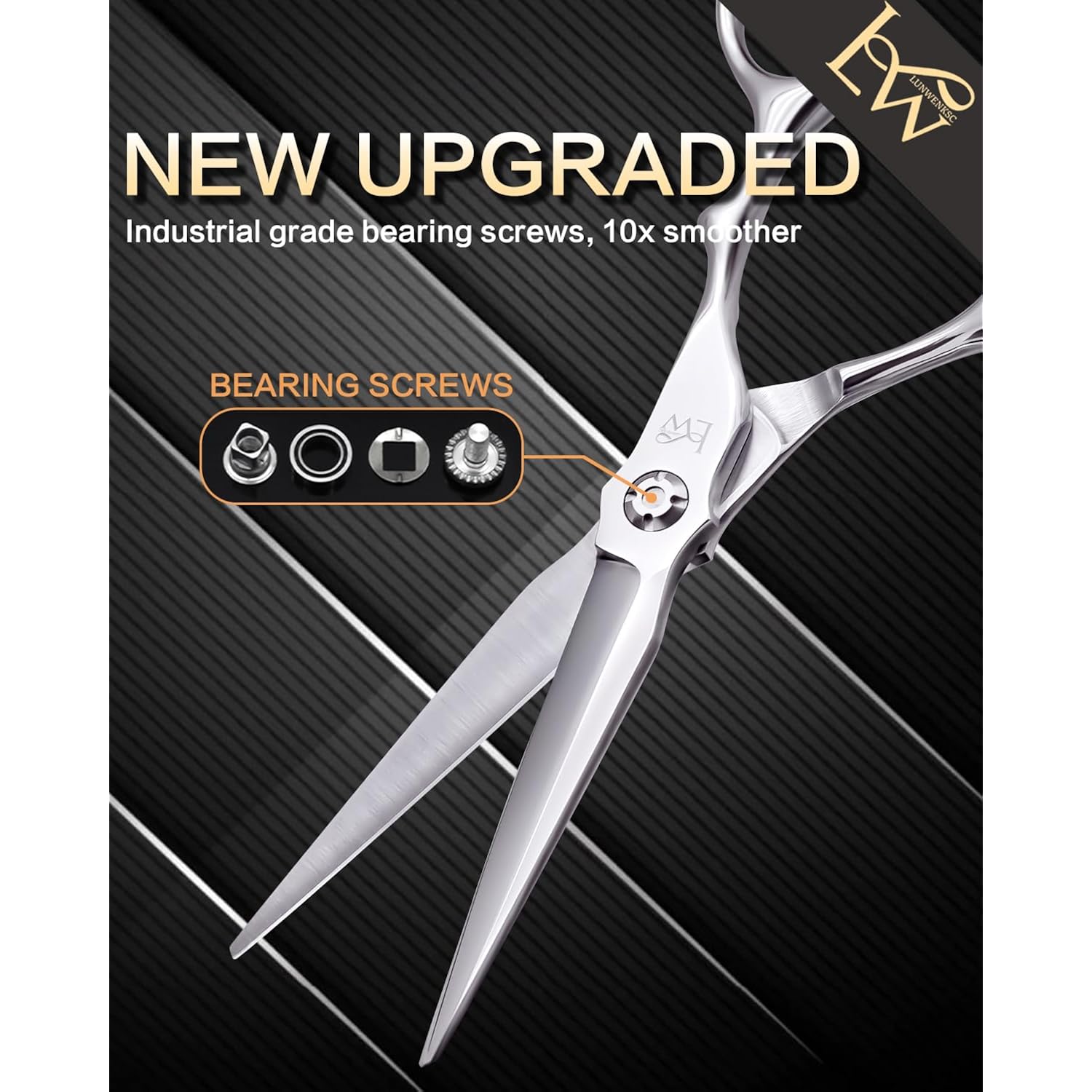 Professional Hair Shears 6.5 In Extremely Sharp Blades,Professional Hair Cutting Scissors,Haircutting Scissors For Professionals,Hair Scissors