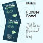 Floralife Fresh-Cut Flower Food - Sachet Multi-Nutrient & Hydration Solution - 25 Packets