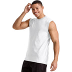 Hanes Men'S Essentials Midweight Muscle T-Shirt Pack, Cotton Muscle Tank Shirts, 3-Pack