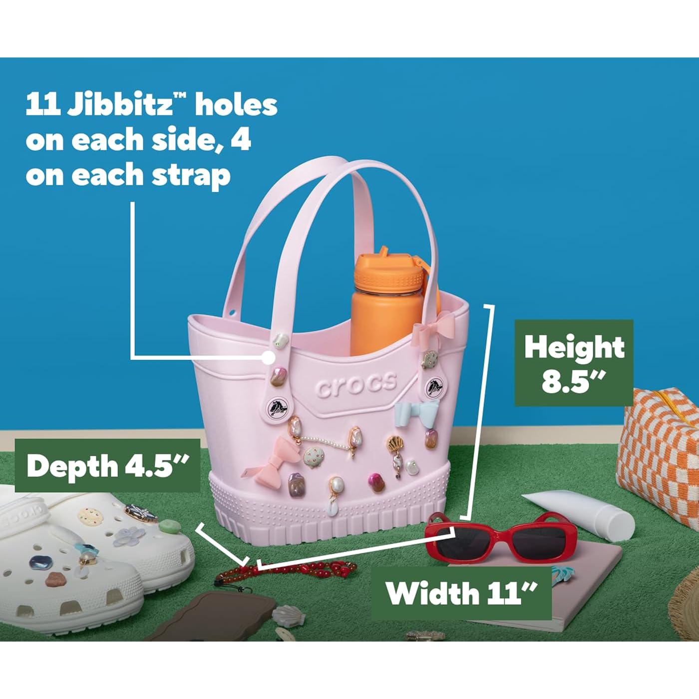 Crocs Classic Small Tote Bag | Durable | Washable | Waterproof