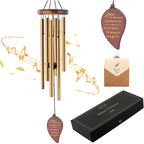 Wind Chimes For Outside, 30" Wooden Sympathy Wind Chimes Memorial Wind Chime For Loss Of Loved One Mother Father, Sympathy Gift Home Decor Outdoor Garden Patio