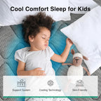 Novilla 8 Inch Twin Size Mattress,Twin Hybrid Mattress for Kids with Pocketed Coils & Gel-Infused Memory Foam for Back Pain Relief & Contour Support Mattresses in a Box CertiPUR-US Certified