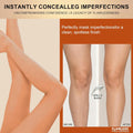 O’CHEAL Waterproof Leg Makeup Cream, No Transfer Tattoo Cover Up&Scar Concealer, Long Lasting Body Foundation for Flawless Skin, Leg Varicose Vein Cover Up, Suitable All Skin Tones (Nature)