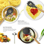 Oannao Silicone Cooking Utensils Kitchen Utensil Set - 446°F Heat Resistant Silicone Kitchen Utensils Set, Spatula,Turner Tongs, Spoon, Whisk,Kitchen Gadgets For Nonstick Cookware, Bpa Free (Gray)