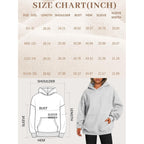 Women's Oversized Fleece Hoodie, Cozy Plush Pullover Sweatshirt with Pocket
