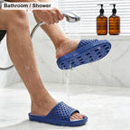 Shower Shoes Men Quick Drying Women Shower Sandals Non-Slip Comfortable House Slippers Bathroom Hotel Flip Flops Slides With Students Gym