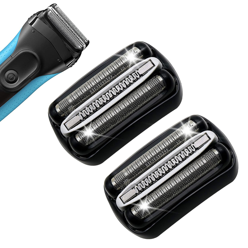 2Pack 32B Series 3 Electric Shaver Replacement Head Accessories Compatible with S3 Foil & Cutter Razor Heads, Accessories for S3 3040s 3010s 310s 3000s 3050cc 3080s 390cc Etc