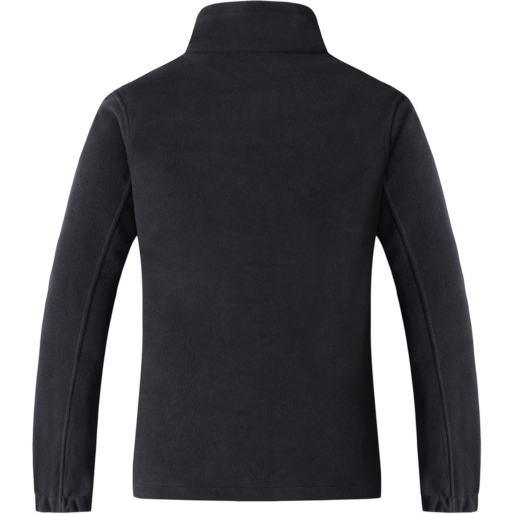 Women'S Lightweight Full Zip Soft Polar Fleece Jacket Outdoor Recreation Coat With Zipper Pockets