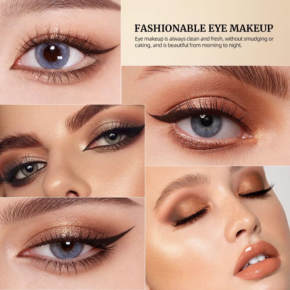 Neutral Nude Brown Eyeshadow Palette – 6 Matte & Shimmer Shades, Blendable Long-Lasting Eye Shadow Kit for Natural Everyday Makeup, Soft Glam Looks & Mature Eyes, High Pigment Smooth Formula 1