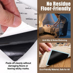 Premium Rug Grippers & Carpet Tape – 12Pcs Square Anti-Slip Pads For Area Rugs, 3.9 Inch, Prevent Curling & Sliding, Ideal For Hardwood, Tile, Marble, And Laminate Floors