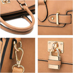 Dasein Women Handbags And Purses Ladies Shoulder Bag Top Handle Satchel Tote Work Bag With Matching Clutch